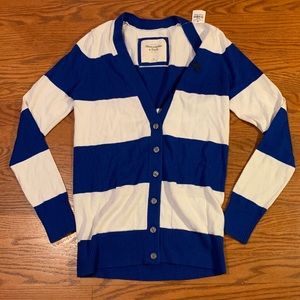 Abercrombie Striped Cardigan